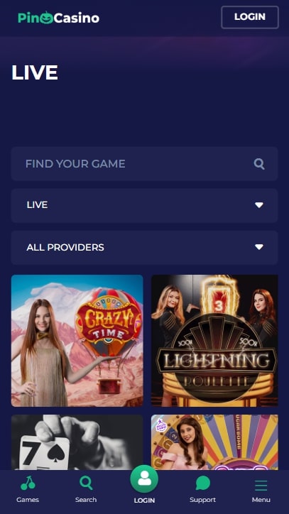 Jak wygląda wersja na telefon PinoCasino?