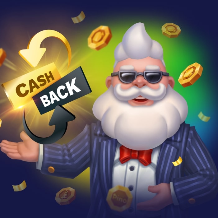 Casback od Kasyno Pino